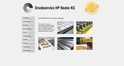 Desktop Screenshot of hpnackekg.de